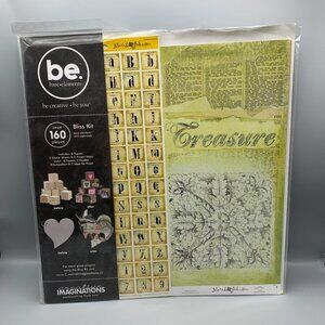 NEW Creative Imaginations Bare Elements Bliss Kit for Papercrafting (160+pc)